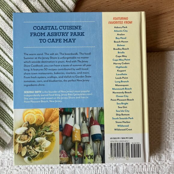 Brand New Jersey Shore Cookbook by Deborah Smith (2016) – NJ Beach Town Recipes - Picture 6 of 11